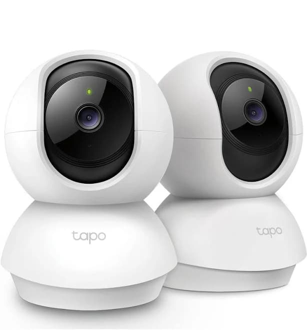TP-LINK Tapo 3MP Pan/Tilt Wi-Fi Camera (2-pack)