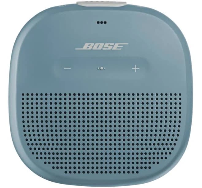 Bose SoundLink Micro Bluetooth Speaker: Small Portable Waterproof Speaker with Microphone, Stone Blue